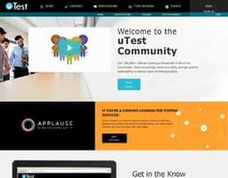 uTest logo