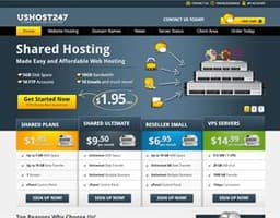 USHost247.com logo