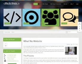 What No Website logo