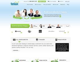 Telax Hosted Call Center logo