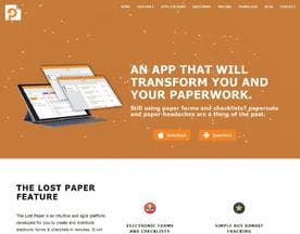The Lost Paper logo