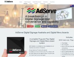 AdServe Digital Signage logo
