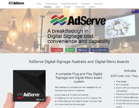 AdServe Digital Signage logo