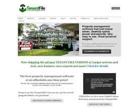Tenant File Property Management Software